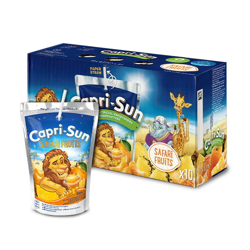 Buy CAPRI SUN SAFARI 200ml FAMILY PACK Online Now – Cyprus – Sweets 'N ...