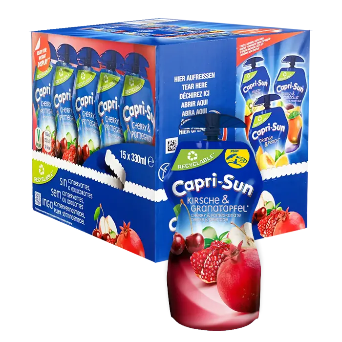 CAPRI SUN CHERRY & POMEGRANADE 330ml x 15pcs MULTIPACK