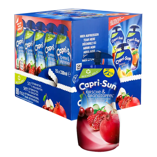 CAPRI SUN CHERRY & POMEGRANADE 330ml x 15pcs MULTIPACK