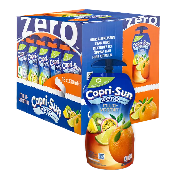 CAPRI SUN ZERO MULTI 330ml x 15pcs MULTIPACK