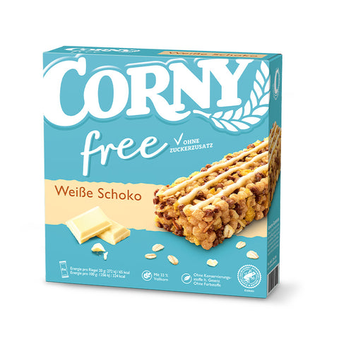 CORNY FREE – White Chocolate (6x20g)