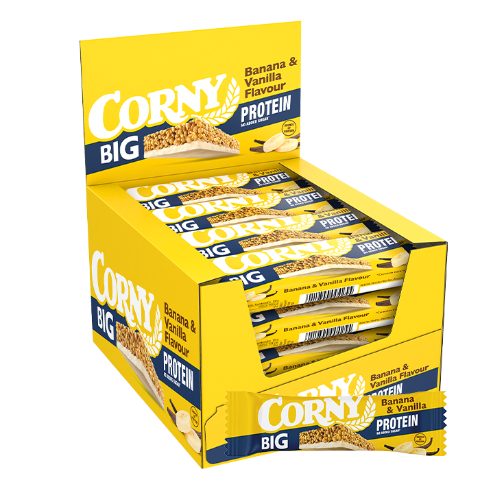 CORNY BIG Protein - Banana & Vanilla 50g x 24