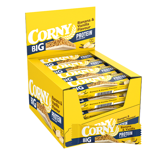CORNY BIG Protein - Banana & Vanilla 50g x 24
