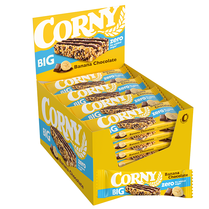 CORNY BIG ZERO – BANANA CHOCOLATE 40g x 24 pcs