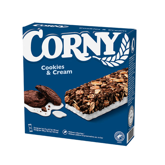 CORNY COOKIES & CREAM  – (6x23g)