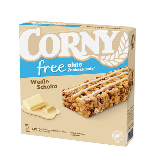 CORNY FREE – White Chocolate (6x20g)