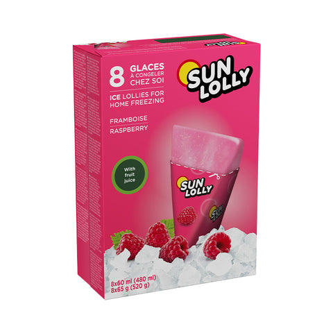 Sun Lolly παγωτάκια με γεύση Raspberry (8x60ml)