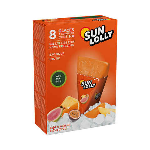 Sun Lolly παγωτάκια με γεύση Exotic (8x60ml)