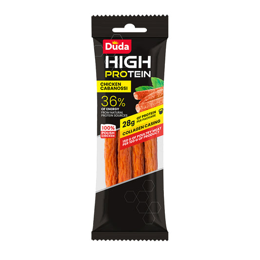 Duda: Λουκανικάκια καπνιστά High Protein Chicken Kabanosy (100g)