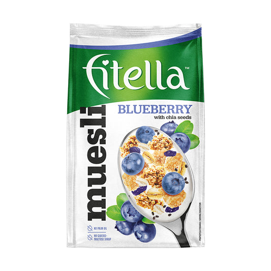 FITELLA MUESLI - Blueberry with Chia Seeds (300g)