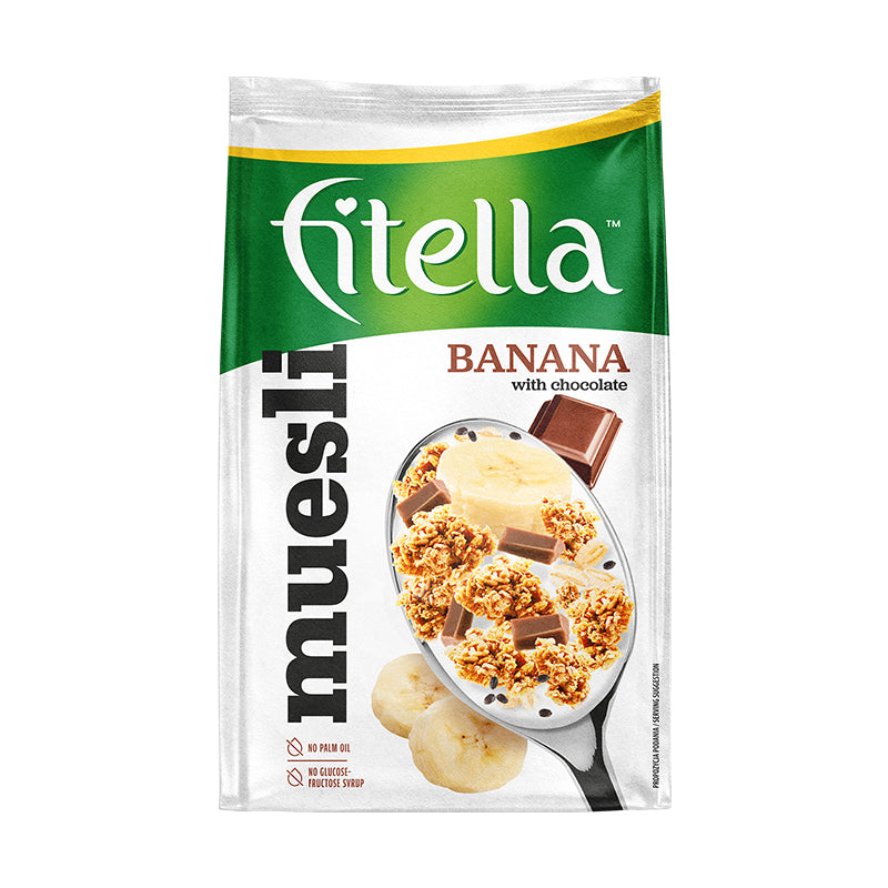 FITELLA MUESLI - Banana with Chocolate (300g)