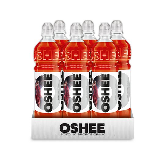 OSHEE RED ORANGE ISOTONIC SPORTS DRINK 750ml  X 6pcs
