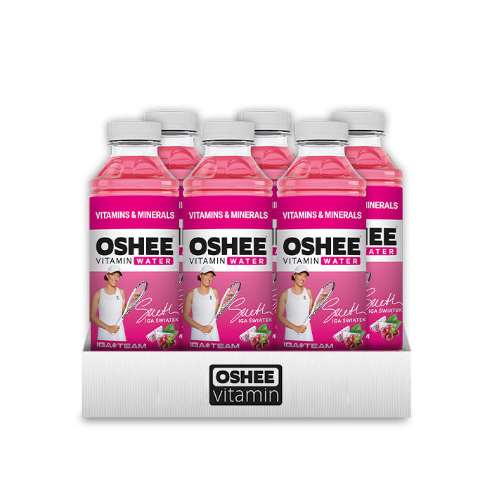 OSHEE VITAMIN WATER RED GRAPE/DRAGON 555ml X 6pcs
