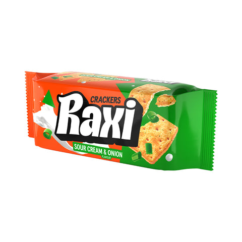 RAXI Crackers – Sour Cream and Onion (72g)