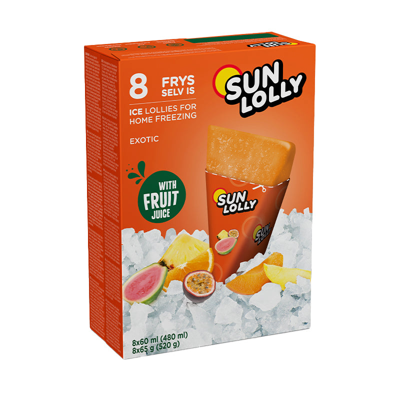Sun Lolly παγωτάκια με γεύση Exotic (8x60ml)