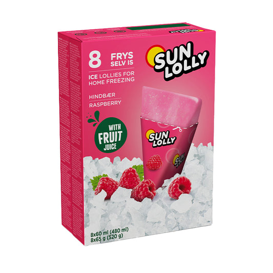 Sun Lolly παγωτάκια με γεύση Raspberry (8x60ml)