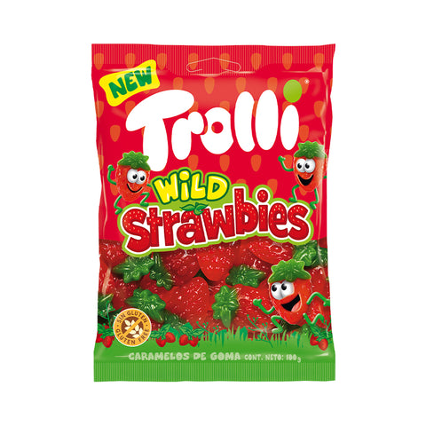 TROLLI WILD STRAWBIES 100g