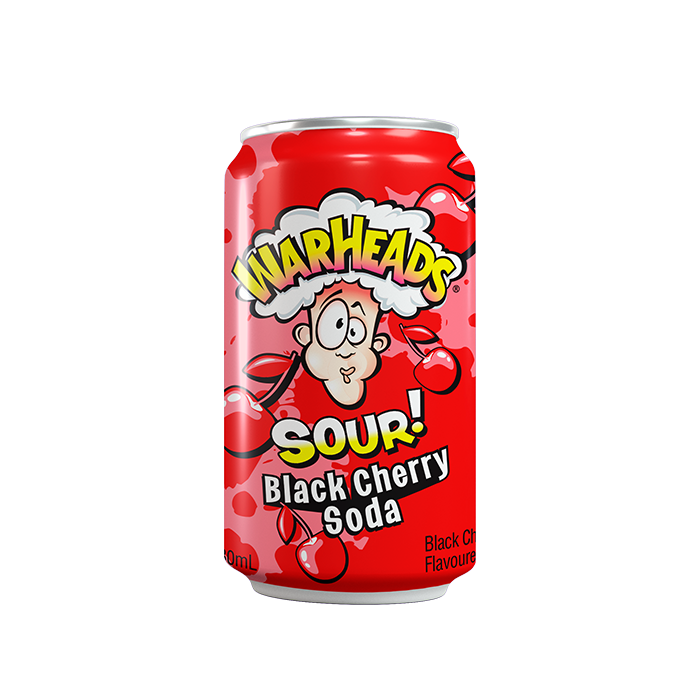 Warheads Sour Soda – Black Cherry (330 ml) 