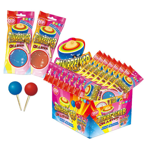 ZED CANDY JAWBREAKER ON A STICK (15x50g)