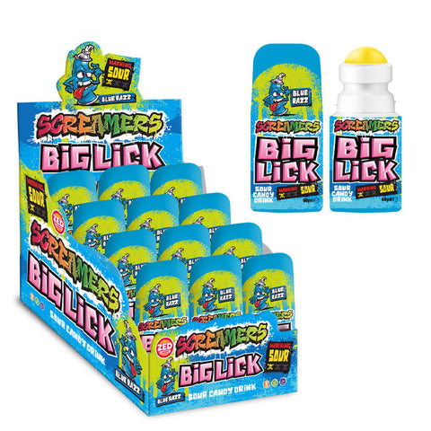 ZED SCREAMERS BIG LICK - BLUE RAZZ (12x60ml)