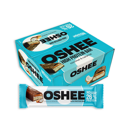 OSHEE PROTEIN BAR – COCONUT & CARAMEL 48g x 12pcs