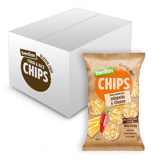 BENLIAN CHIPS JALAPENO & CHEESE 60g x 14pcs