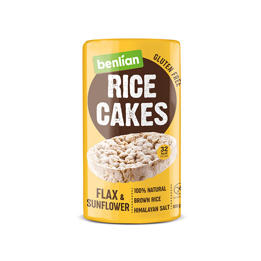 BENLIAN RICE CAKES FLAX - SUNFLOWER 100g