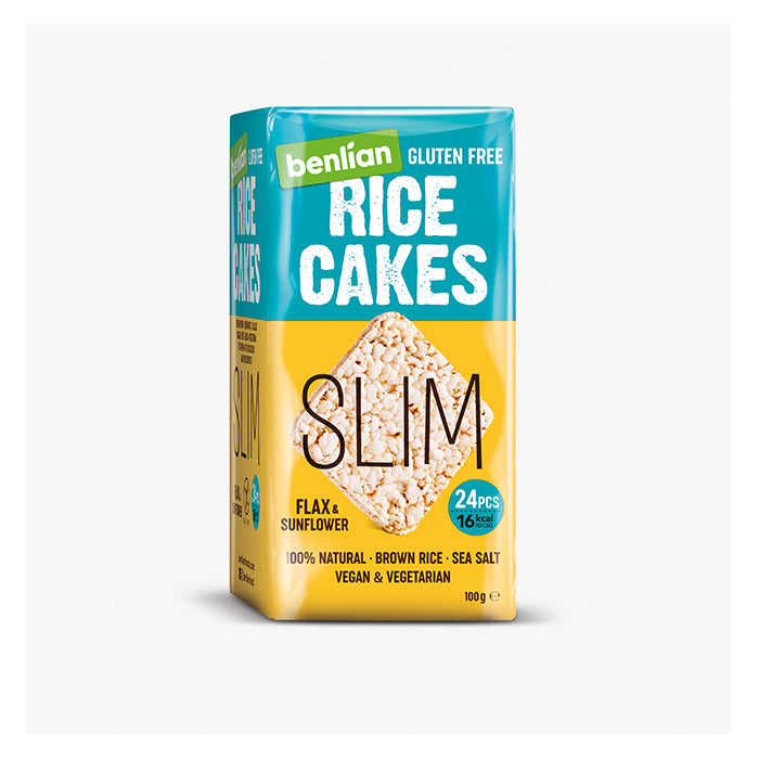 BENLIAN RICE CAKES SLIM FLAX & SUNFLOWER 100g