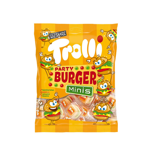 TROLLI PARTY BURGER MINIS 50g