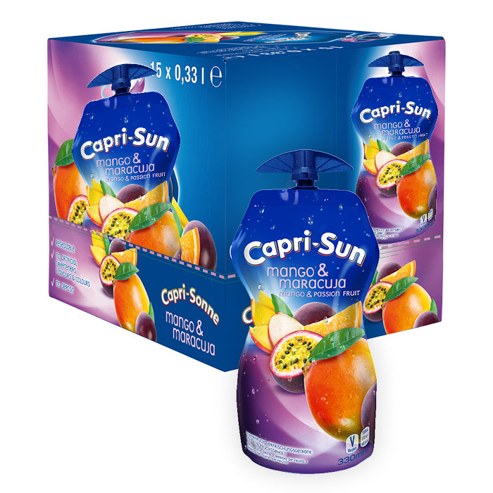 CAPRI SUN MANGO & PASSION FRUIT 330ml x 15pcs MULTIPACK