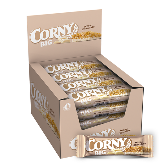 CORNY BIG WHITE CHOCOLATE 40g x 24 pcs